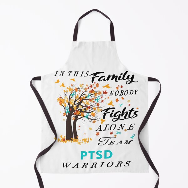 Item preview, In This Family No One Fight Alone PTSD Awareness ribbon tree designed and sold by radianen.