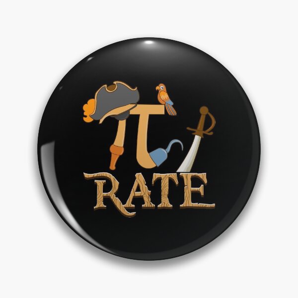 Item preview, Funny Pi Day Joke Pi-Rate 314 Math Symbol Pirate designed and sold by llcockroge.