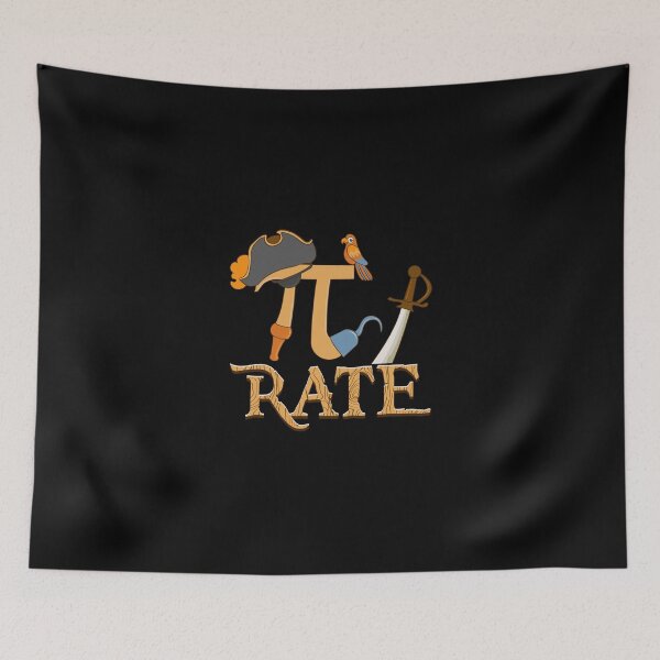 Item preview, Funny Pi Day Joke Pi-Rate 314 Math Symbol Pirate designed and sold by llcockroge.