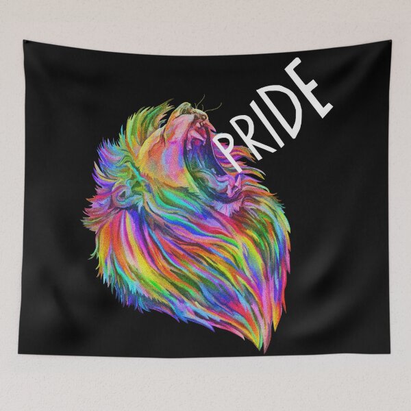 Item preview, Sparkling Pride Rainbow Lion designed and sold by Deborah Camp.