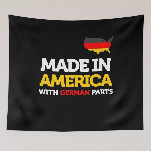 Item preview, Made In America With German Parts | Proud Immigrant designed and sold by smartrocket.