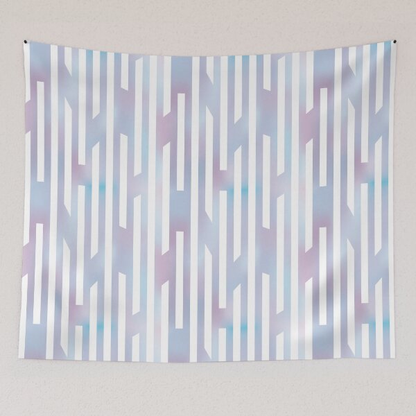 Item preview, Jagged Edges - pale blue/white designed and sold by JRP Design.