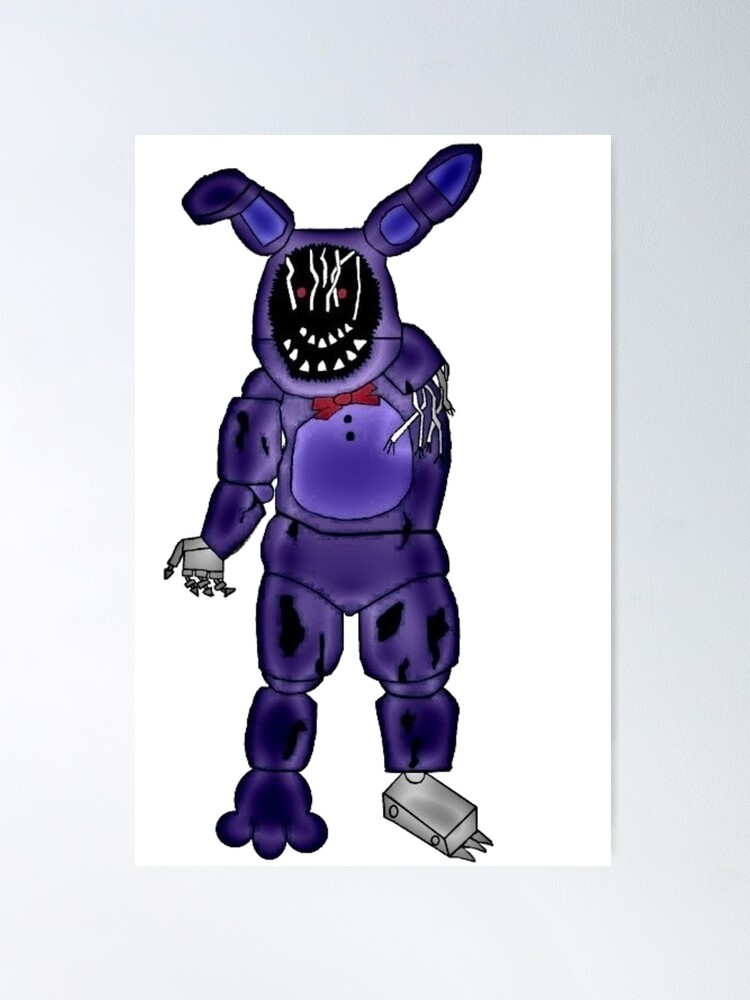 Five Nights at Freddy's Custom Withered Animatronics Poster for