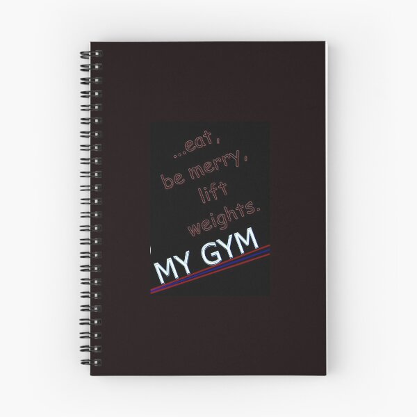 Item preview, MY GYM - eat be merry lift weights designed and sold by Crom1957.