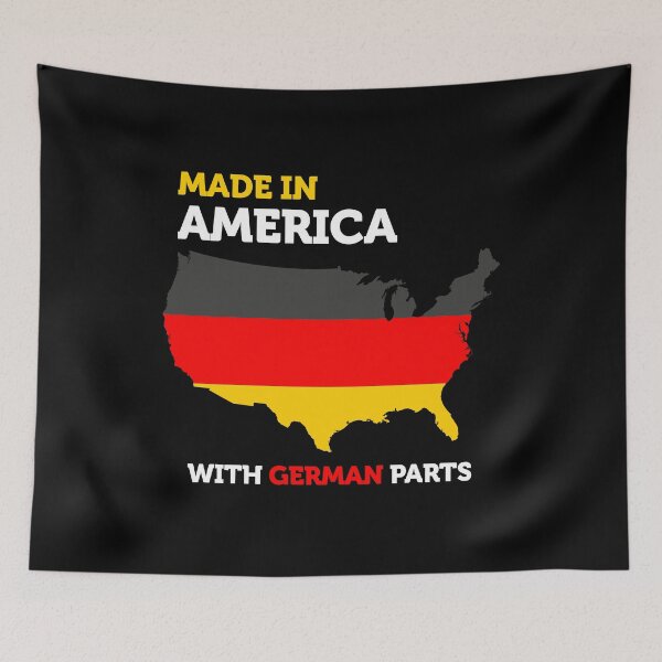 Item preview, Made In America With German Parts | Proud Immigrant designed and sold by smartrocket.