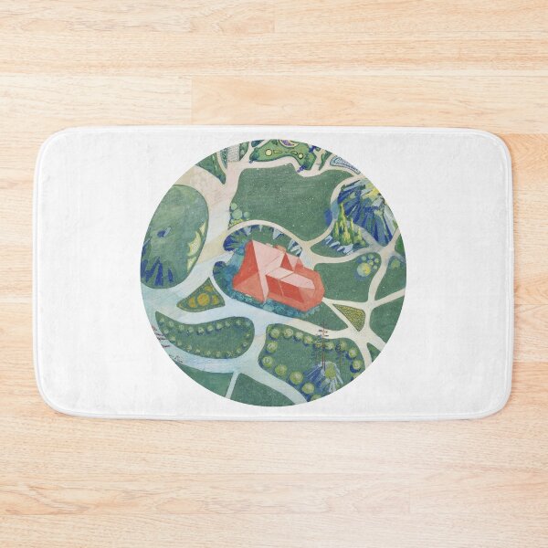 Item preview, Painted garden round stickers designed and sold by wavethreat.