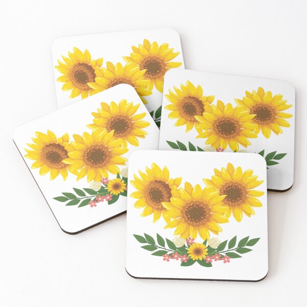 Item preview, Painted Sunflower Bouquet designed and sold by Ras-man93.