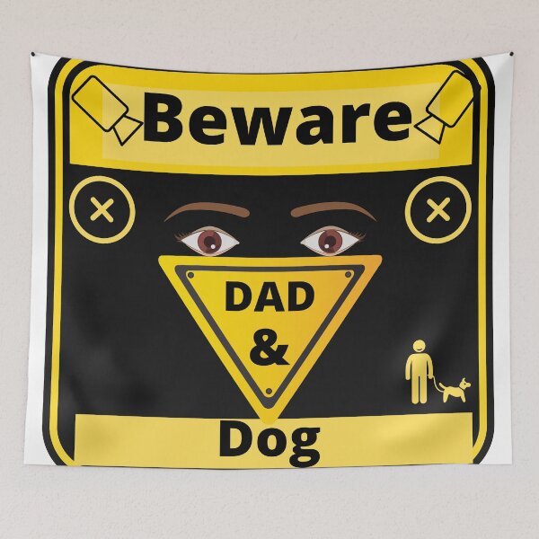 Item preview, Funny dad Warning Sign for fathers Day designed and sold by Ettevehs.