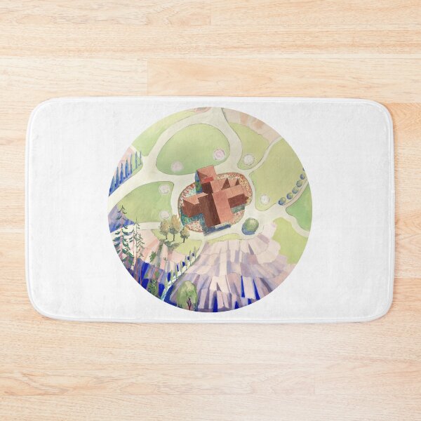 Item preview, Painted garden round stickers designed and sold by wavethreat.