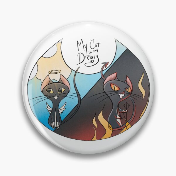 Item preview, Angel or Demon designed and sold by MyCatInMyDiary.