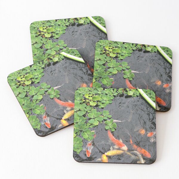 Item preview, Koi swimming in pond designed and sold by JuliVogel.