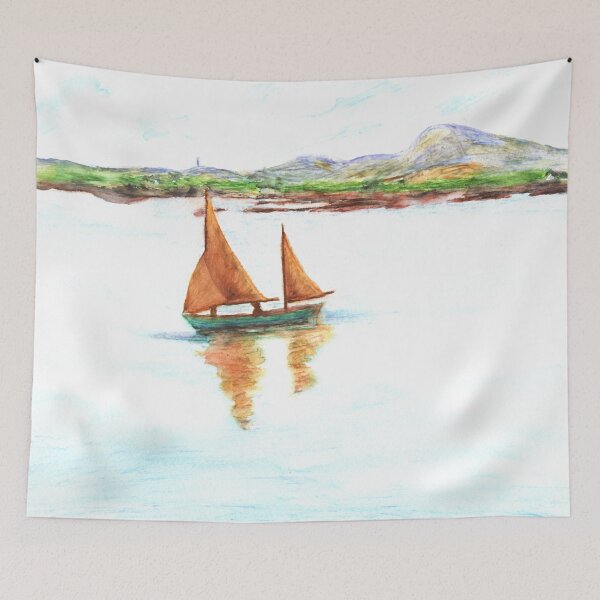 Item preview, Drascombe Lugger at Trearddur Bay designed and sold by LymphomaLass.