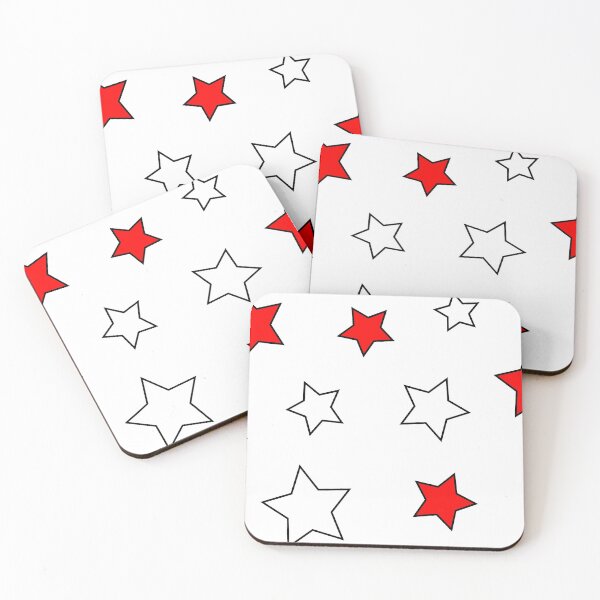 Item preview, Red and White Stars designed and sold by Danimw.