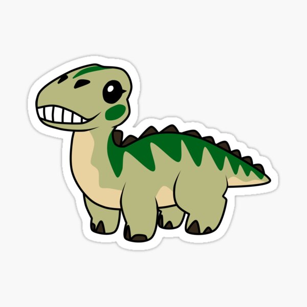 Item preview, nigersaurus cute long neck sauropod dinosaur designed and sold by IMPULSEimpact.