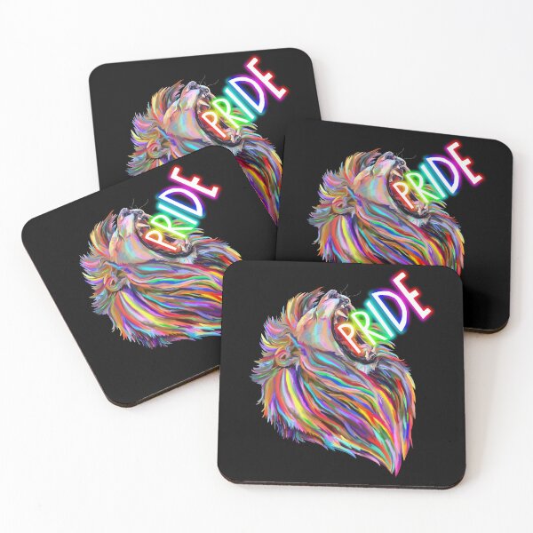 Item preview, Rainbow Roaring Pride Lion designed and sold by Deborah Camp.