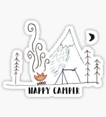 Happy Camper Sticker
