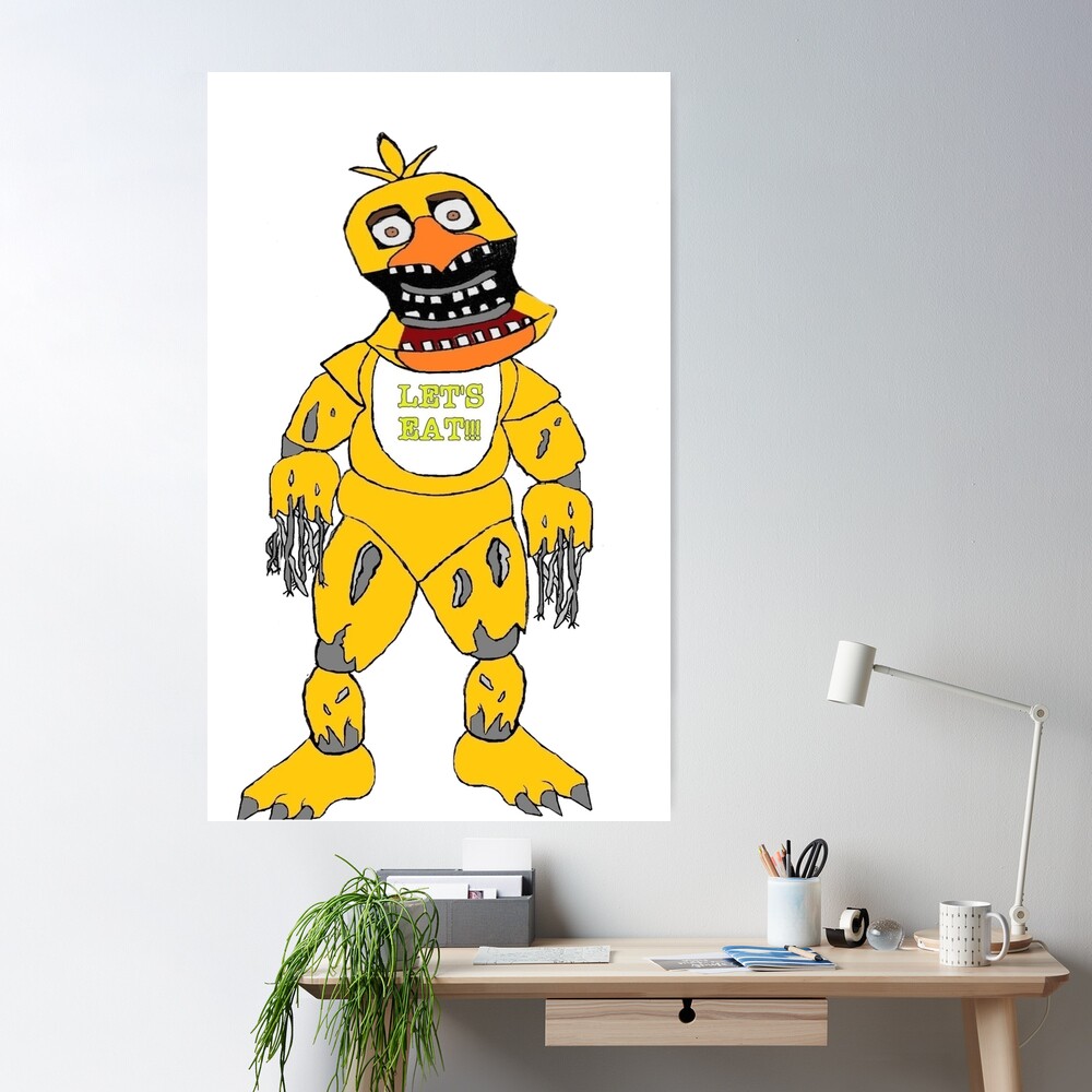 Five Nights At Freddy's Withered Chica Poster for Sale by HappyTreeX1