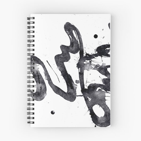 Item preview, ink explorations (081) - abstract black india ink painting designed and sold by expl-rations.