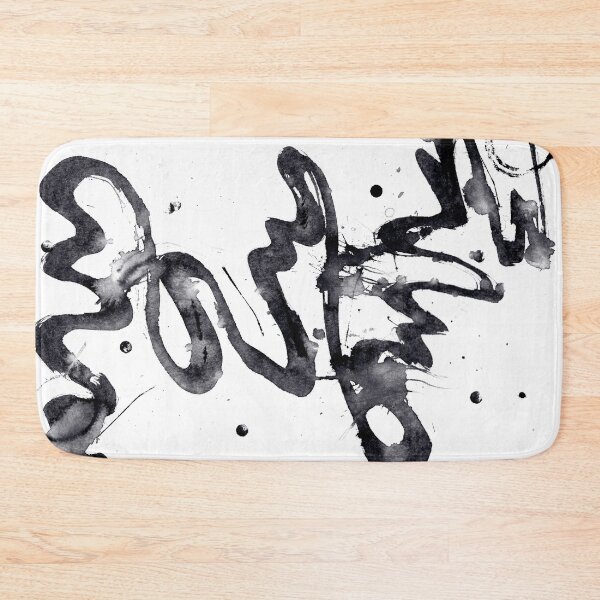 Item preview, ink explorations (081) - abstract black india ink painting designed and sold by expl-rations.
