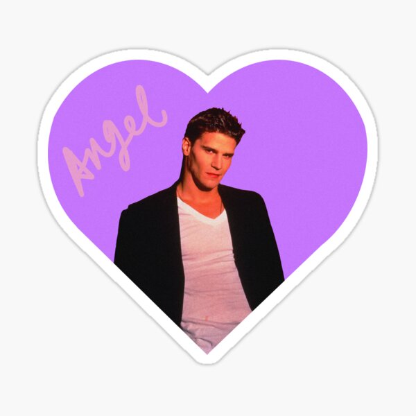 Item preview, Angel Buffy the Vampire Slayer Heart designed and sold by katesredbubbles.