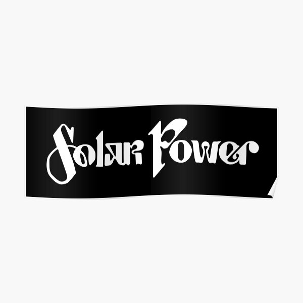 "Lorde "Solar Power" White" Poster for Sale by JackAndTofu Redbubble