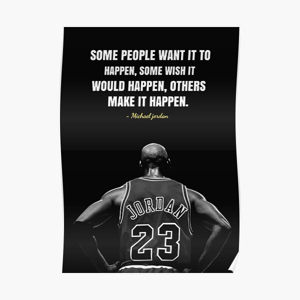 Michael Jordan quotes Poster