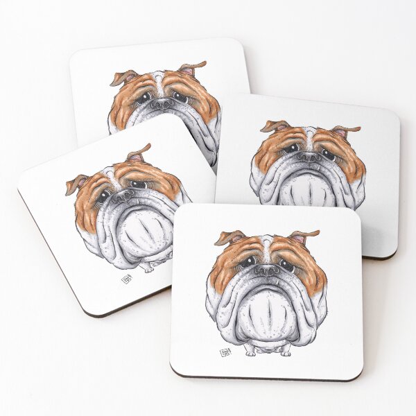 Item preview, English Bulldog designed and sold by Billi French Illustrations.