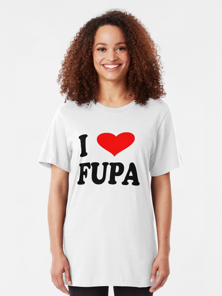 Alternate view of I Love Fupa Slim Fit T-Shirt