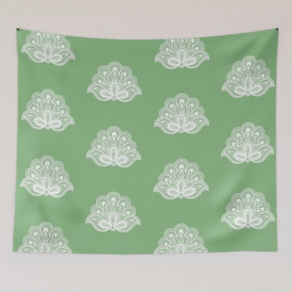 Item preview, Lotus Lover In Sage Green Mock Screen Printing  designed and sold by OByD.