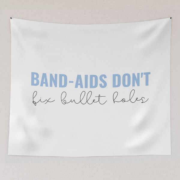 Item preview, Bandaids dont fix bullet holes - Taylor Swift  designed and sold by bombalurina.