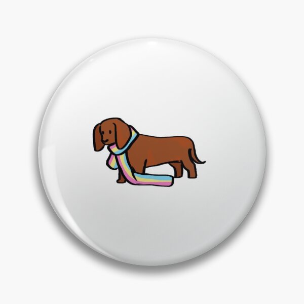 Item preview, Dachshund Pansexual Flag  designed and sold by Wasted-Senpai.