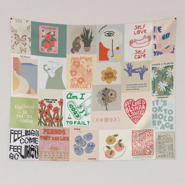 Item preview, pastel poster prints collage designed and sold by morgananjos.