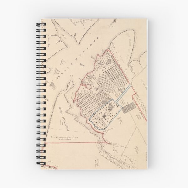 Item preview, Vintage Map of Hampton Virginia (1867) designed and sold by BravuraMedia.