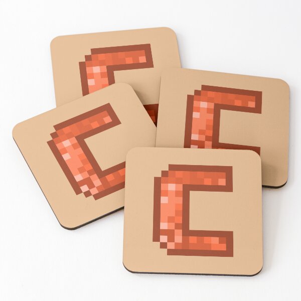 Item preview, Letter Art Orange Retro Pixel Pattern - C designed and sold by dylanxh.