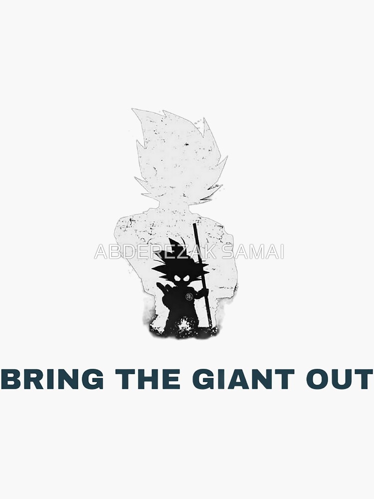 "GIANT" Sticker for Sale by MariaM18081987 Redbubble
