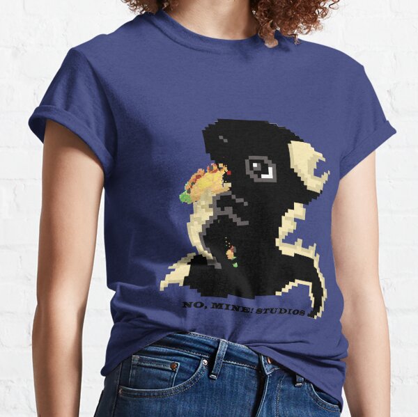 Dinosaur eating a taco Classic T-Shirt