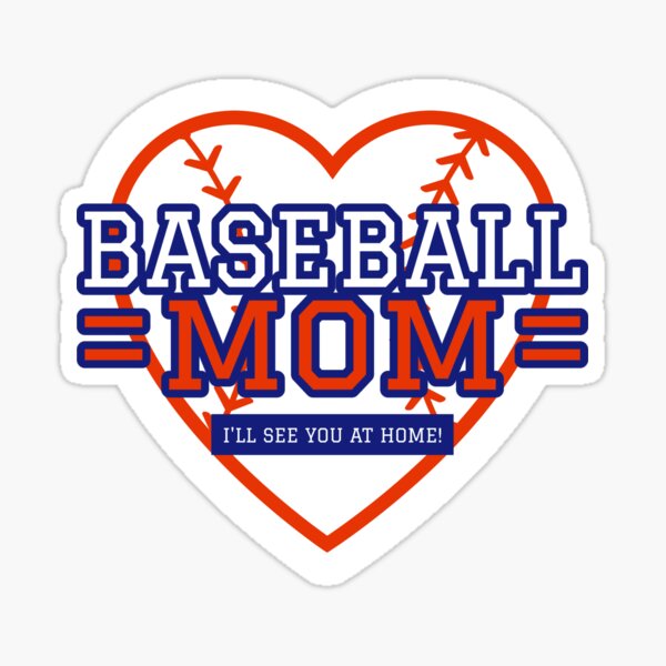 Baseball Mom Sticker