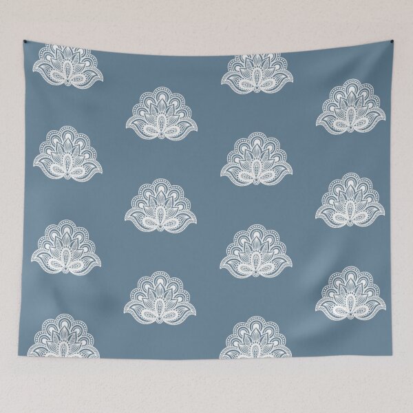 Item preview, Lotus Lover In French Blue Mock Screen Printing  designed and sold by OByD.