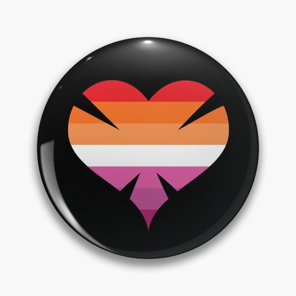 Item preview, Lesbian PRIDE Heart designed and sold by DARKHEART-AE.