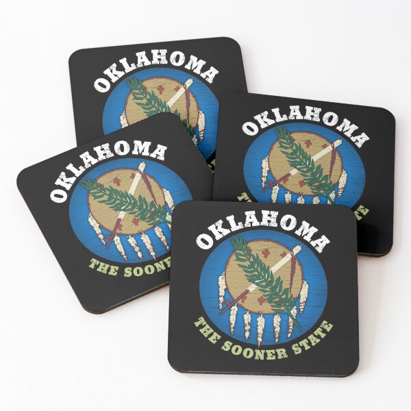 Item preview, OKLAHOMA SOONER STATE FLAG designed and sold by Madjack Tees Kiwi SuperStore.