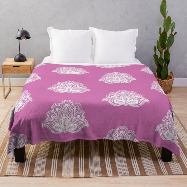 Item preview, Lotus Lover In Clematis Pink Mock Screen Printing  designed and sold by OByD.