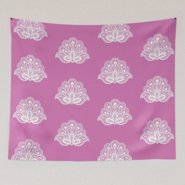 Item preview, Lotus Lover In Clematis Pink Mock Screen Printing  designed and sold by OByD.