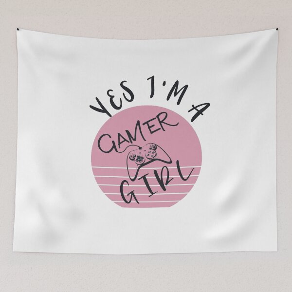 Artikelvorschau, JA, ich bin ein Gamer-Mädchen, Gamer-Geschenk-Shirt entworfen und verkauft von zahra369der.