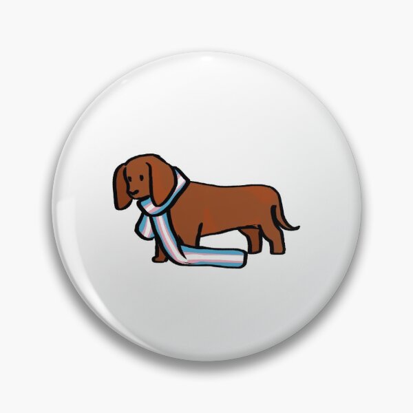 Item preview, Dachshund Trans Flag designed and sold by Wasted-Senpai.