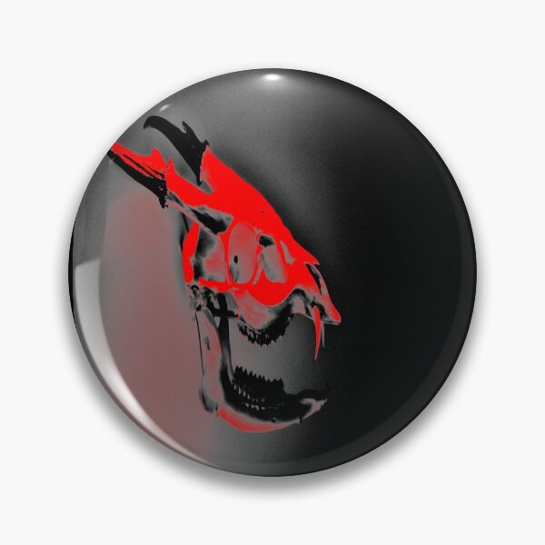 Item preview, Demon Skull From Hell Version 2 designed and sold by Black-and-Red.