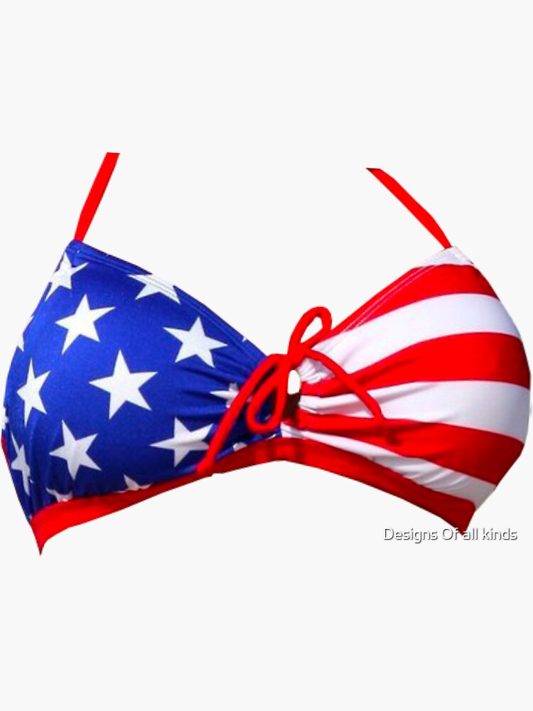 American Flag Bra