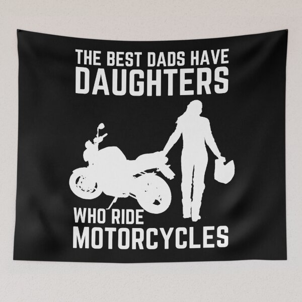 Item preview, The Best Dads Have Daughters Who Ride Motorcycles designed and sold by CeciLop.