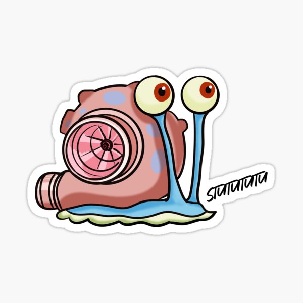 Turbo Stu tu tu tu Snail  Sticker