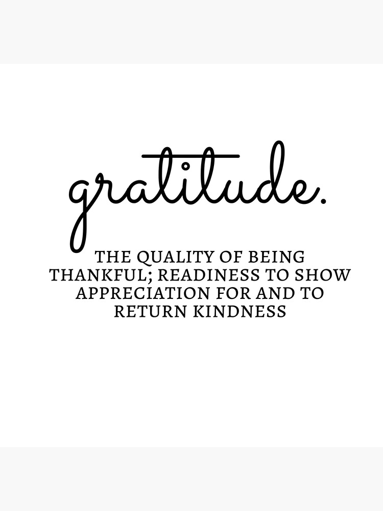 Gratitude definition