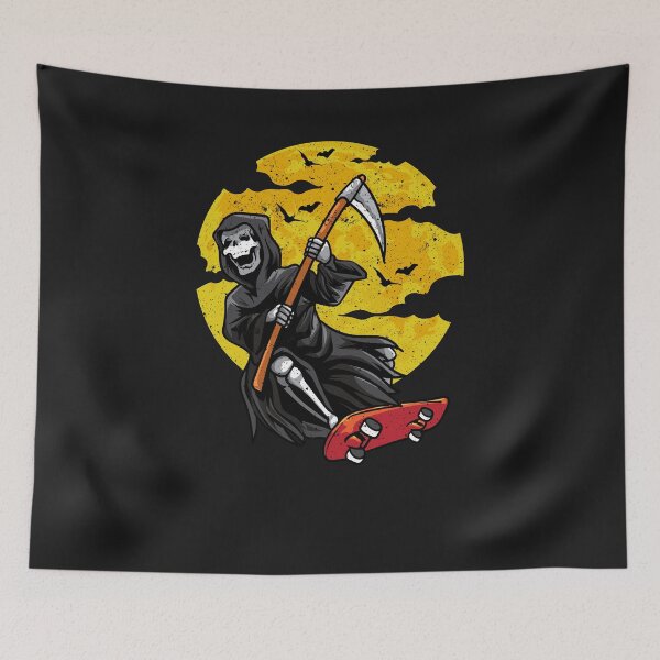 Item preview, Ghost Skater - Grim Reaper Skateboarding designed and sold by woormle.